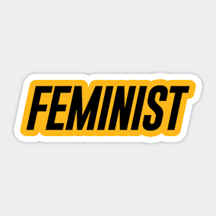 Feminist 01 - Classy, Minimal, Elegant Feminism Typography Sticker